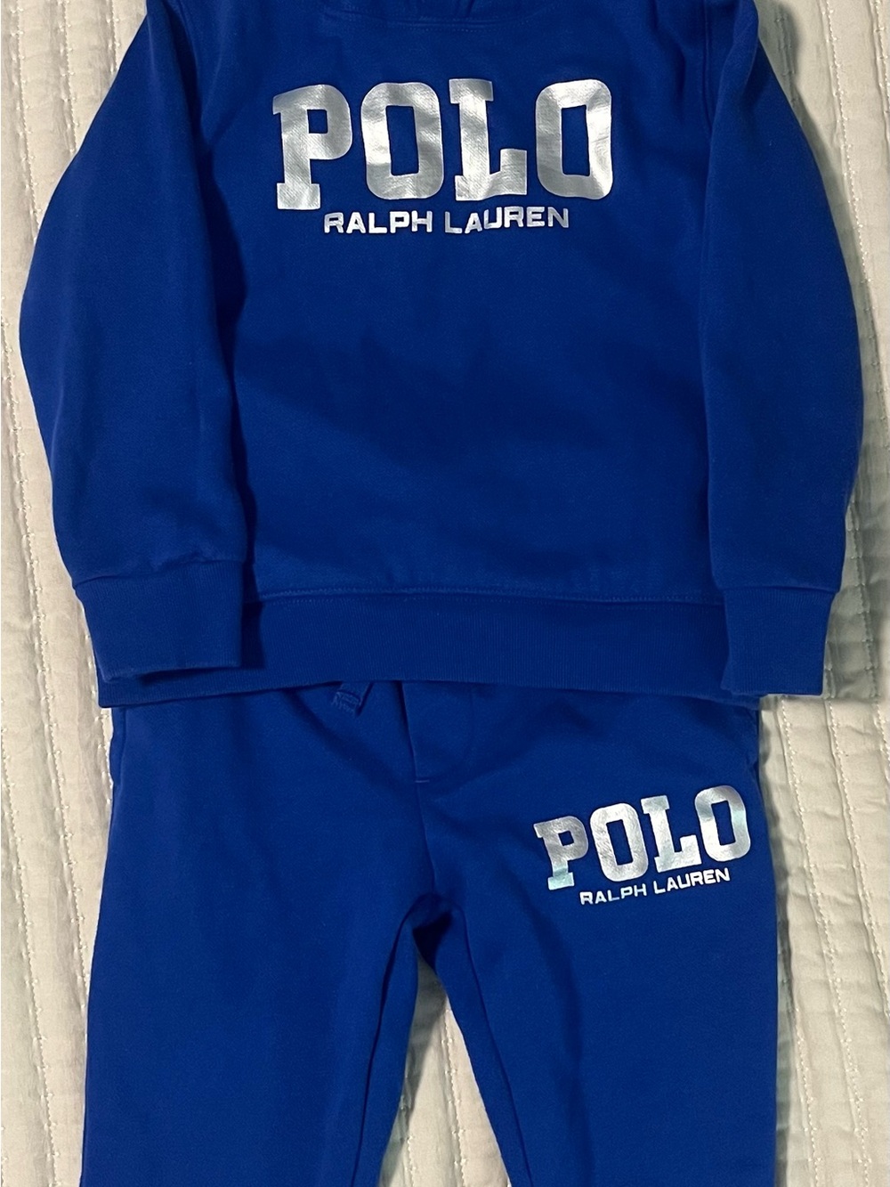 Polo by Ralph Lauren Royal Blue POLO Logo Sweatshirt & Joggers Set